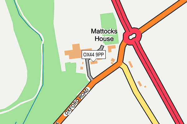 OX44 9PP map - OS OpenMap – Local (Ordnance Survey)