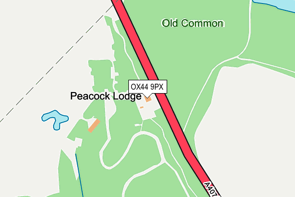 OX44 9PX map - OS OpenMap – Local (Ordnance Survey)