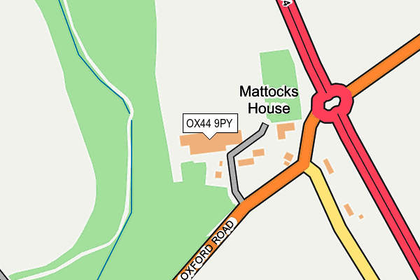 OX44 9PY map - OS OpenMap – Local (Ordnance Survey)