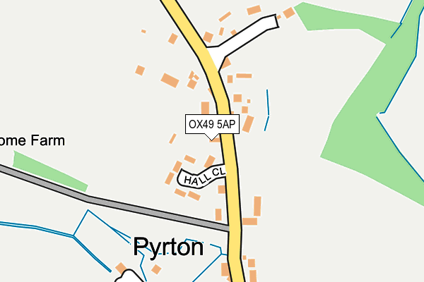 OX49 5AP map - OS OpenMap – Local (Ordnance Survey)