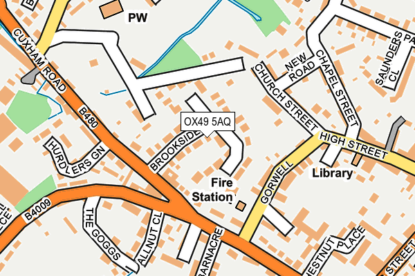 OX49 5AQ map - OS OpenMap – Local (Ordnance Survey)