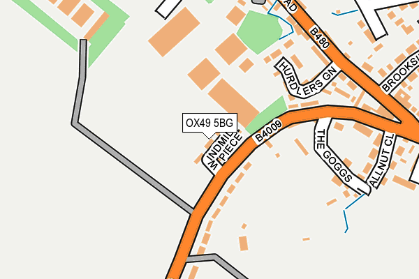 OX49 5BG map - OS OpenMap – Local (Ordnance Survey)