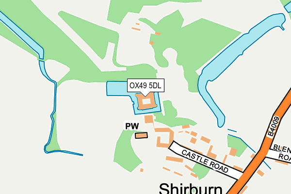 OX49 5DL map - OS OpenMap – Local (Ordnance Survey)