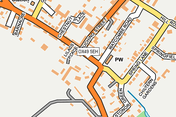 OX49 5EH map - OS OpenMap – Local (Ordnance Survey)