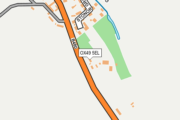 OX49 5EL map - OS OpenMap – Local (Ordnance Survey)