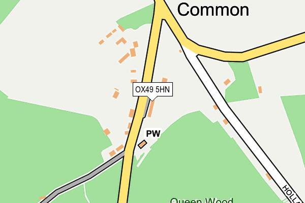 OX49 5HN map - OS OpenMap – Local (Ordnance Survey)