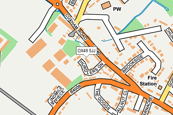 OX49 5JJ map - OS OpenMap – Local (Ordnance Survey)