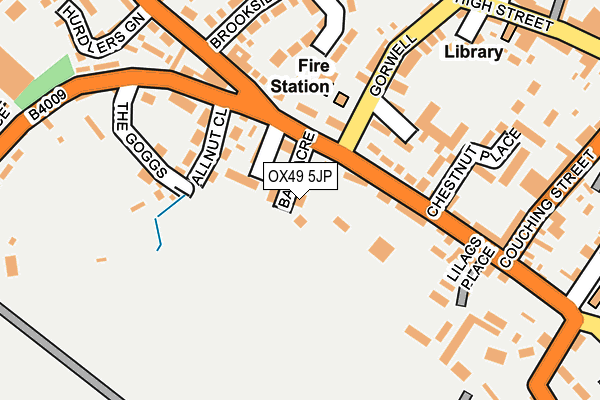 OX49 5JP map - OS OpenMap – Local (Ordnance Survey)
