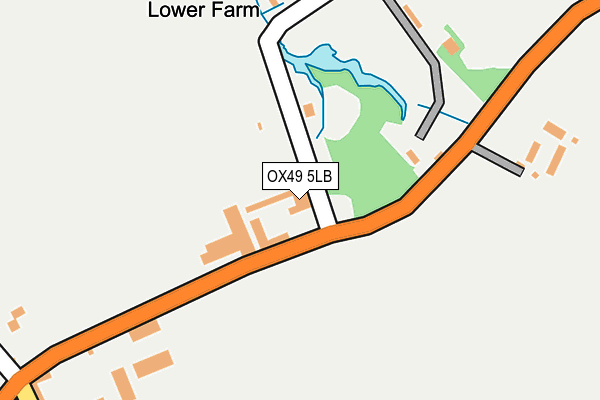 OX49 5LB map - OS OpenMap – Local (Ordnance Survey)