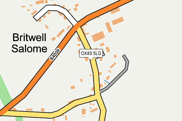OX49 5LG map - OS OpenMap – Local (Ordnance Survey)