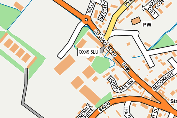 OX49 5LU map - OS OpenMap – Local (Ordnance Survey)
