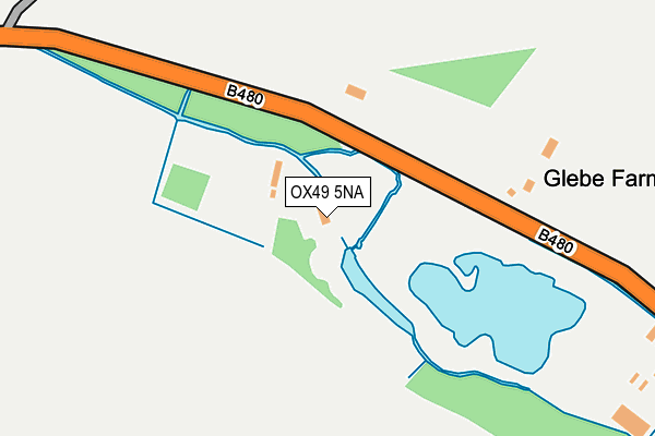 OX49 5NA map - OS OpenMap – Local (Ordnance Survey)