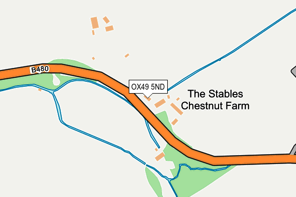 OX49 5ND map - OS OpenMap – Local (Ordnance Survey)