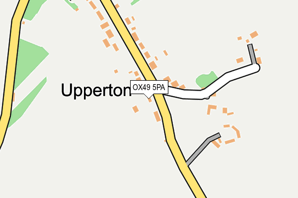 OX49 5PA map - OS OpenMap – Local (Ordnance Survey)