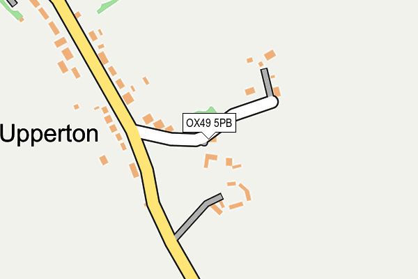 OX49 5PB map - OS OpenMap – Local (Ordnance Survey)