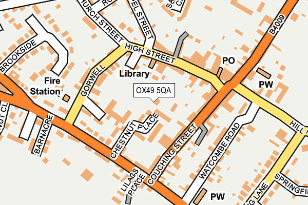 OX49 5QA map - OS OpenMap – Local (Ordnance Survey)