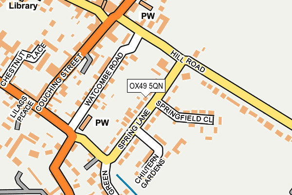 OX49 5QN map - OS OpenMap – Local (Ordnance Survey)