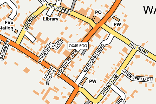 OX49 5QQ map - OS OpenMap – Local (Ordnance Survey)
