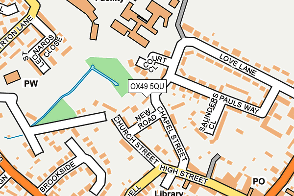 OX49 5QU map - OS OpenMap – Local (Ordnance Survey)