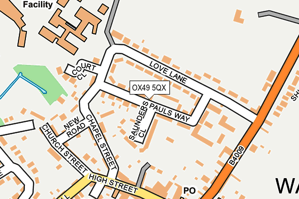 OX49 5QX map - OS OpenMap – Local (Ordnance Survey)