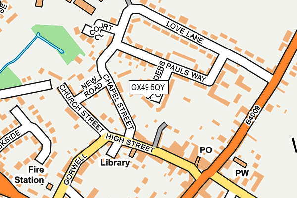 OX49 5QY map - OS OpenMap – Local (Ordnance Survey)