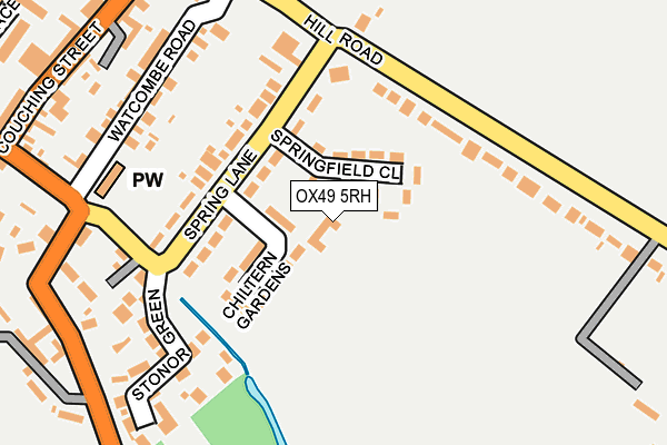 OX49 5RH map - OS OpenMap – Local (Ordnance Survey)