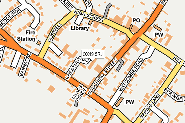 OX49 5RJ map - OS OpenMap – Local (Ordnance Survey)