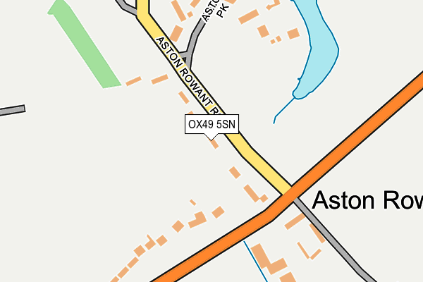 OX49 5SN map - OS OpenMap – Local (Ordnance Survey)