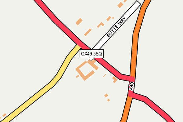 OX49 5SQ map - OS OpenMap – Local (Ordnance Survey)