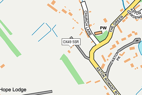 OX49 5SR map - OS OpenMap – Local (Ordnance Survey)