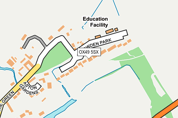 OX49 5SX map - OS OpenMap – Local (Ordnance Survey)