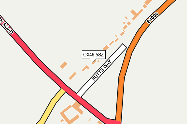 OX49 5SZ map - OS OpenMap – Local (Ordnance Survey)