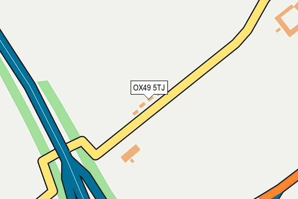 OX49 5TJ map - OS OpenMap – Local (Ordnance Survey)