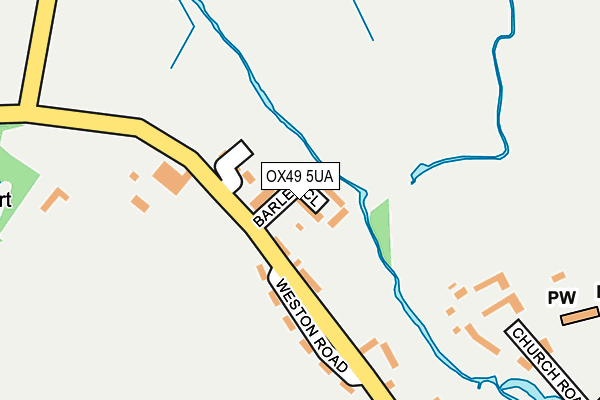 OX49 5UA map - OS OpenMap – Local (Ordnance Survey)