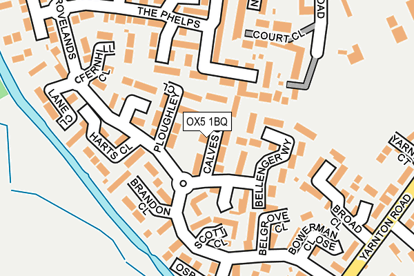 OX5 1BQ map - OS OpenMap – Local (Ordnance Survey)