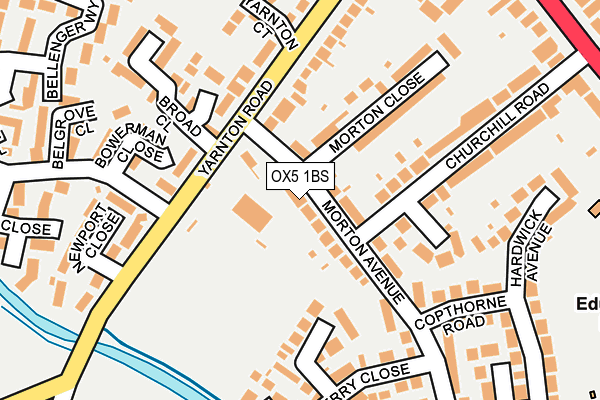 OX5 1BS map - OS OpenMap – Local (Ordnance Survey)