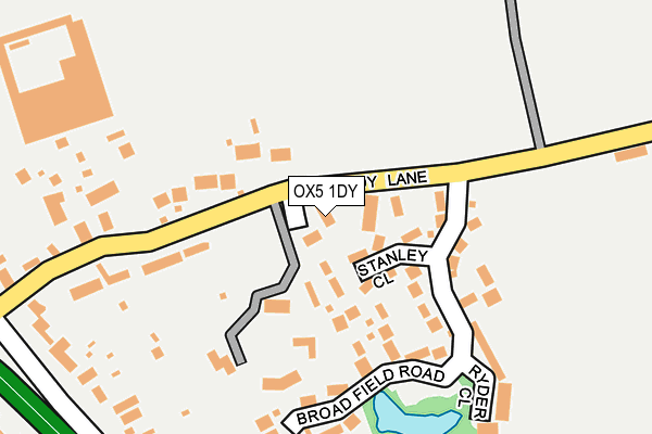 OX5 1DY map - OS OpenMap – Local (Ordnance Survey)