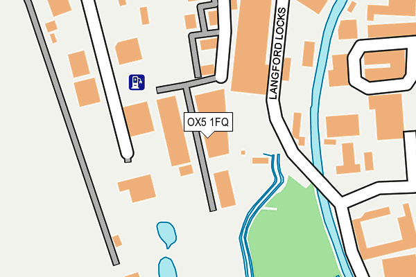 OX5 1FQ map - OS OpenMap – Local (Ordnance Survey)