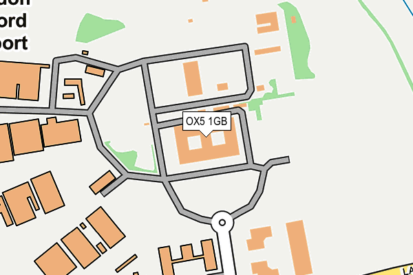 OX5 1GB map - OS OpenMap – Local (Ordnance Survey)