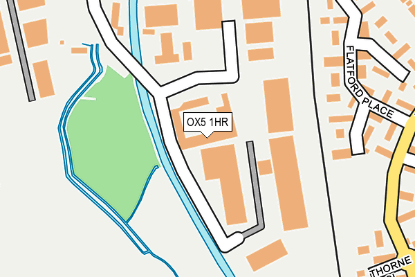 OX5 1HR map - OS OpenMap – Local (Ordnance Survey)