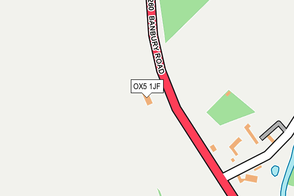 OX5 1JF map - OS OpenMap – Local (Ordnance Survey)