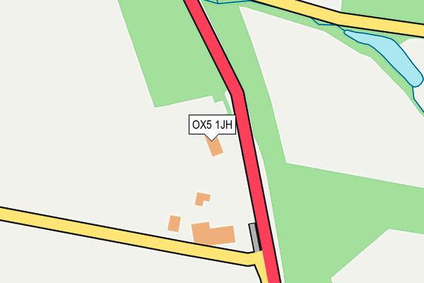 OX5 1JH map - OS OpenMap – Local (Ordnance Survey)