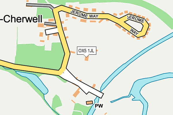 OX5 1JL map - OS OpenMap – Local (Ordnance Survey)