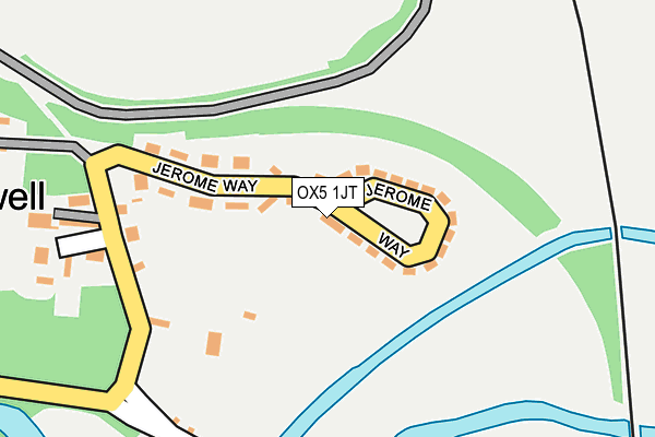 OX5 1JT map - OS OpenMap – Local (Ordnance Survey)