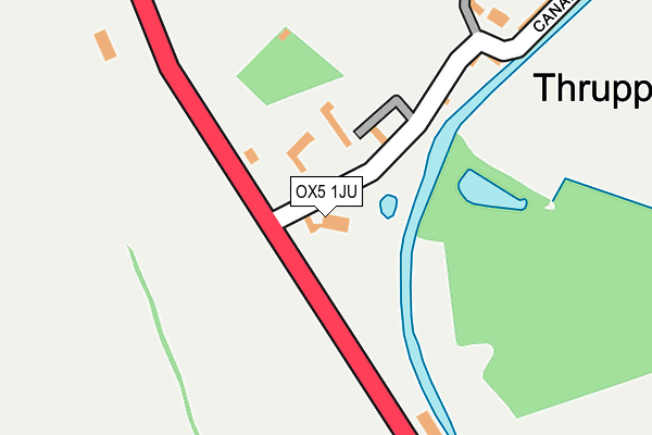 OX5 1JU map - OS OpenMap – Local (Ordnance Survey)