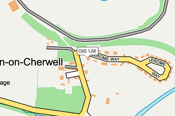 OX5 1JW map - OS OpenMap – Local (Ordnance Survey)