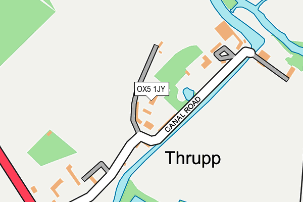 OX5 1JY map - OS OpenMap – Local (Ordnance Survey)