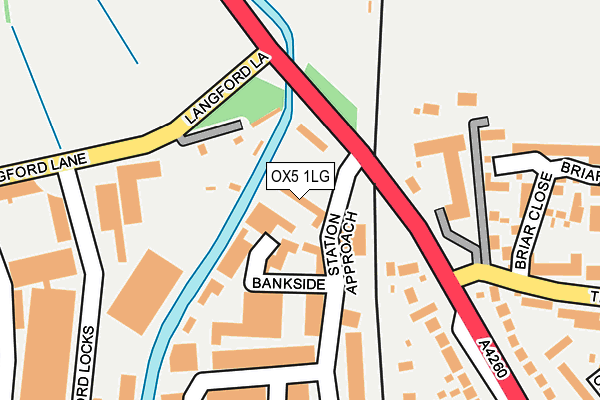 OX5 1LG map - OS OpenMap – Local (Ordnance Survey)