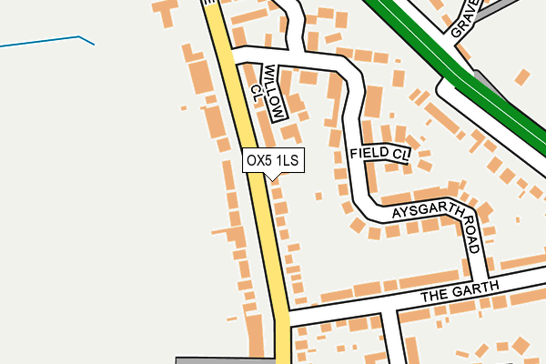 OX5 1LS map - OS OpenMap – Local (Ordnance Survey)