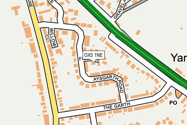 OX5 1NE map - OS OpenMap – Local (Ordnance Survey)